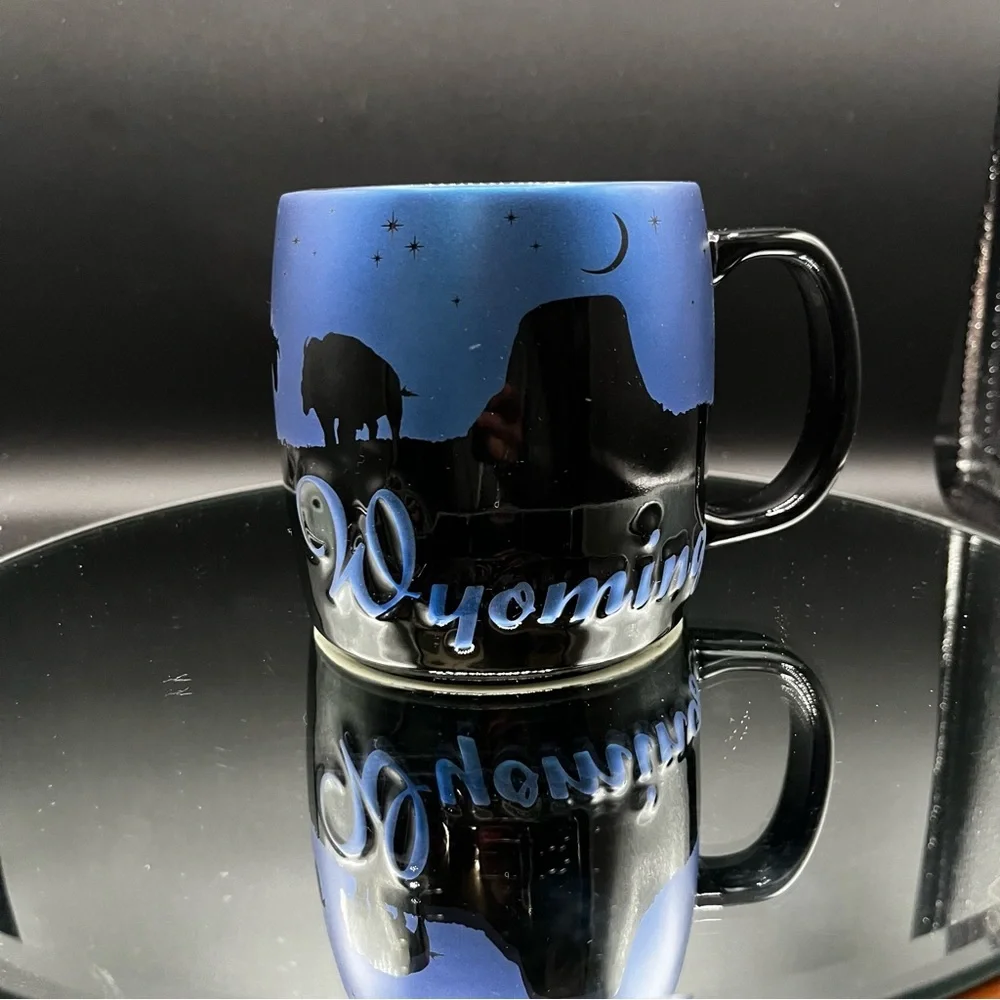 AMERICAWARE “WYOMING” NIGHT SKY MUG 20 OZ 2014